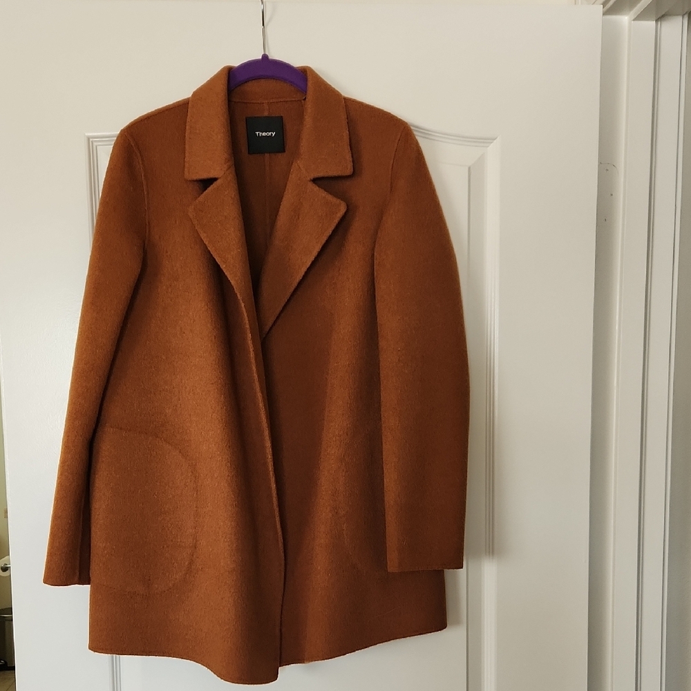 Theory Brown Wool Coat